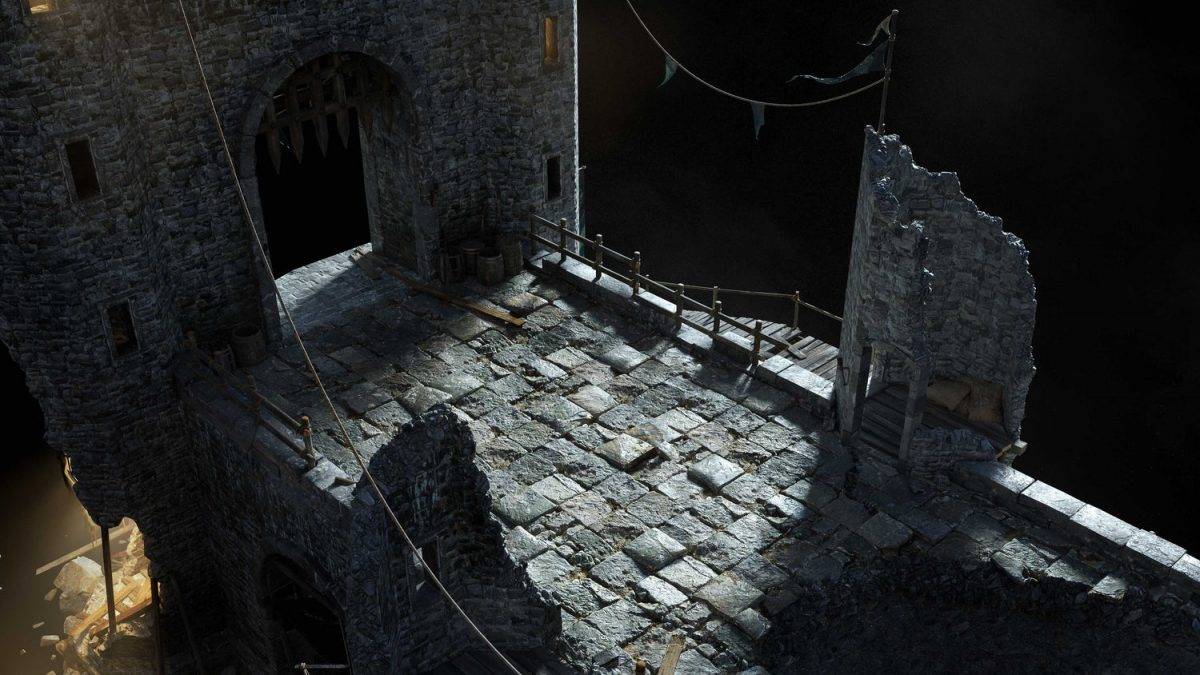 Kitbash3D-Medievalsiege-中世纪战争建筑 C4D/Blender/UE4/maya/FBX/OBJ/unity/max ...