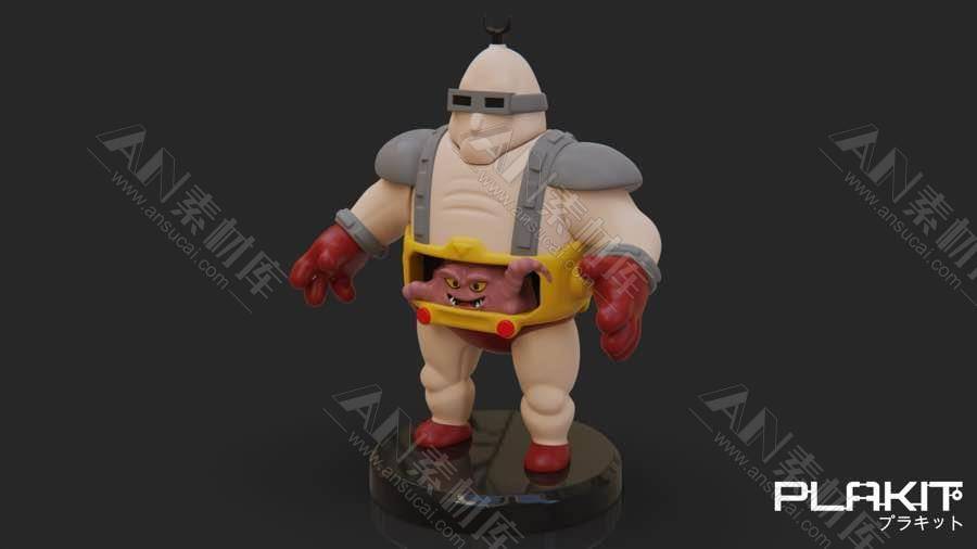 tmntkrang克朗忍者神龟3d打印模型34773stl格式