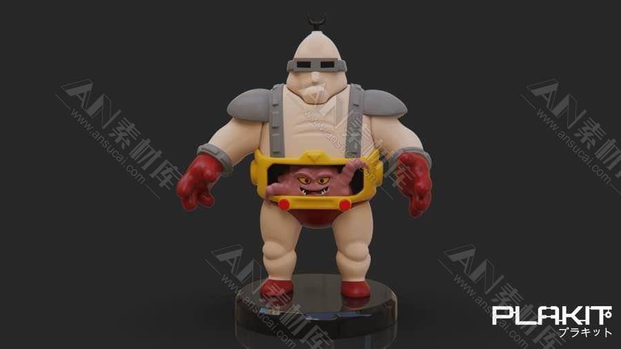 tmntkrang克朗忍者神龟3d打印模型34773stl格式